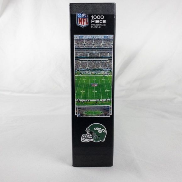 New York Jets NFL 1000 piece Panoramic Puzzle 39” X 13” Master Pieces - Picture 2 of 6